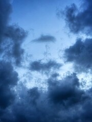 blue sky with clouds