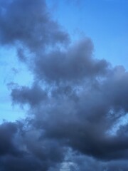 blue sky with clouds