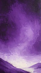 Purple cosmic landscape