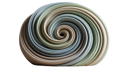 Abstract swirl pattern with earthy tones and cool hues