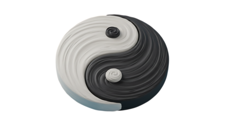 Yin yang symbol textured close up detail zen harmony balance