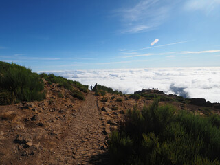 The eastern side of Madeira Island Arieiro peak