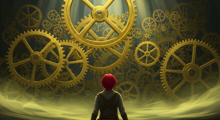 AweInspiringGearsMassiveMechanismIntricateClockworkWonderGoldenCogs