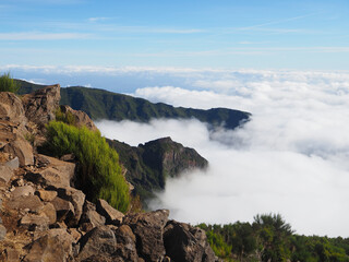 The eastern side of Madeira Island Arieiro peak