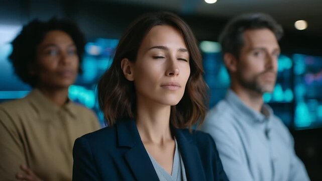 AI startup founders presenting machine learning algorithms through holographic data visualizations with venture capitalists analyzing predictive analytics models and neural