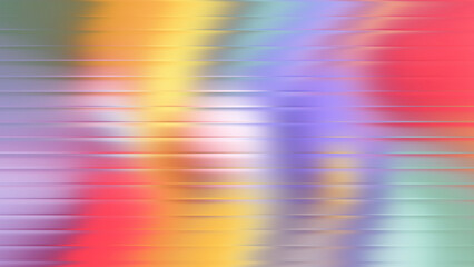 Vibrant Abstract Horizontal Stripes of Red Yellow Purple and Green Blurry Background image photo