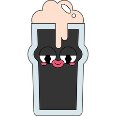 Festive Celebration Drink Vector Illustration