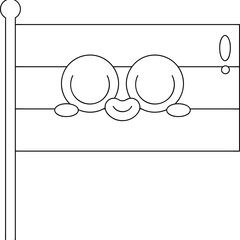 Oktoberfest Germany Flag Vector Design