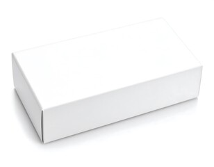 Fototapeta premium Blank white cardboard box (2)