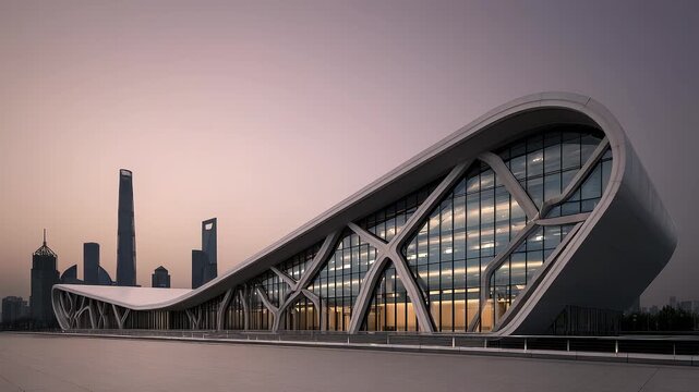 Shanghai City Skyline Harmonizes With Innovative Architecture