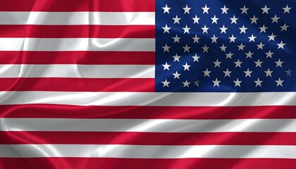 Naklejka premium American flag, draped fabric