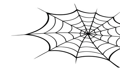 Black and White Spiderweb Design, Halloween Decoration, Geometric Pattern