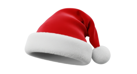 Santa Hat 3d Render Festive Christmas Design
