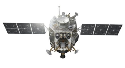 Spacecraft Illustration Detailed Render Of A Satellite