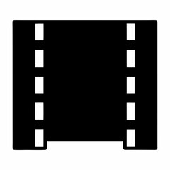 Obraz premium Film Strip Icon Representing Cinema, Movie Making, or Photography Industry