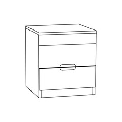 This image features three simple, black and white, vector illustrations of decorative boxes.