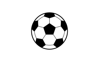 Classic Soccer Ball Illustration for Sports and Team Themes Stock Image Vector Graphic Design Template