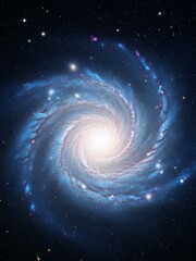 Vortex of Light with Sparkling Particles and Smooth Silky Cosmic Flow for Elegant Cosmetic Background