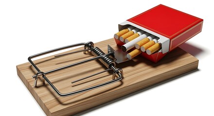 Cigarette Trap: Addiction and Risk