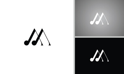 Creative, elegant and modern M letter logo design © Super