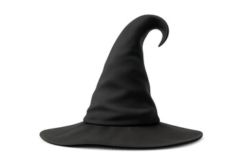 Black Witch Hat with Transparent Background for Halloween Party Decoration