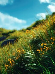 Wildflower Field in the Sun