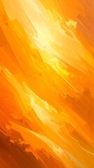 Abstract vibrant orange landscape
