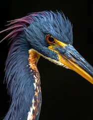 Close-up profile of a bird