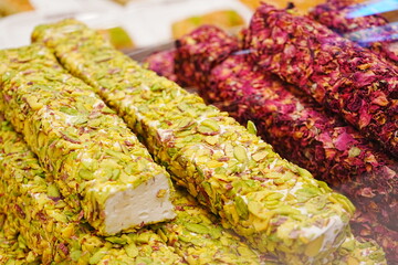 Nougat With Honey and Pistachios