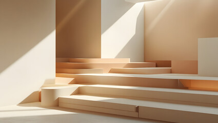 Minimalist Platform for Product Display 