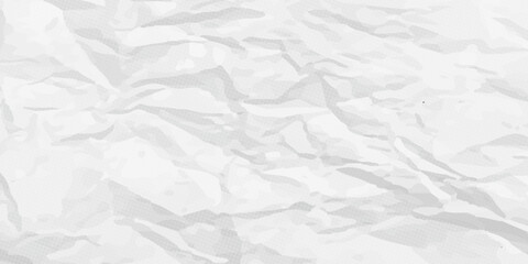 Creative background with scattered overlay of crumpled papers.