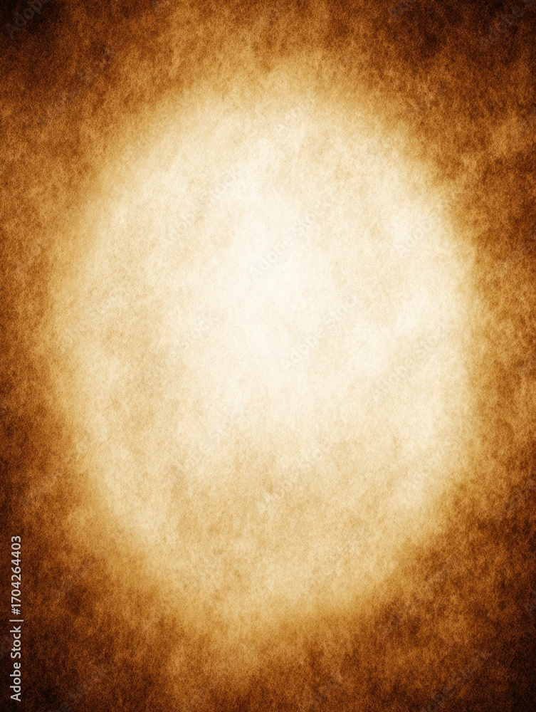Poster bright glowing orb with warm tones illuminating a textured background in a calm and serene atmospher