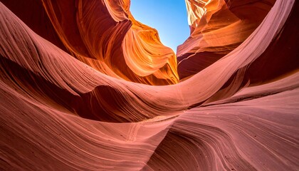 Obraz premium Narrow sandstone canyon