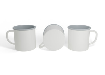 Enamel Mug Mockup for Coffee