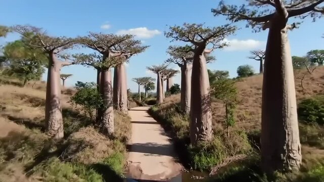 Avenue of the baobab trees