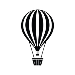 Fototapeta premium hot air balloon isolated