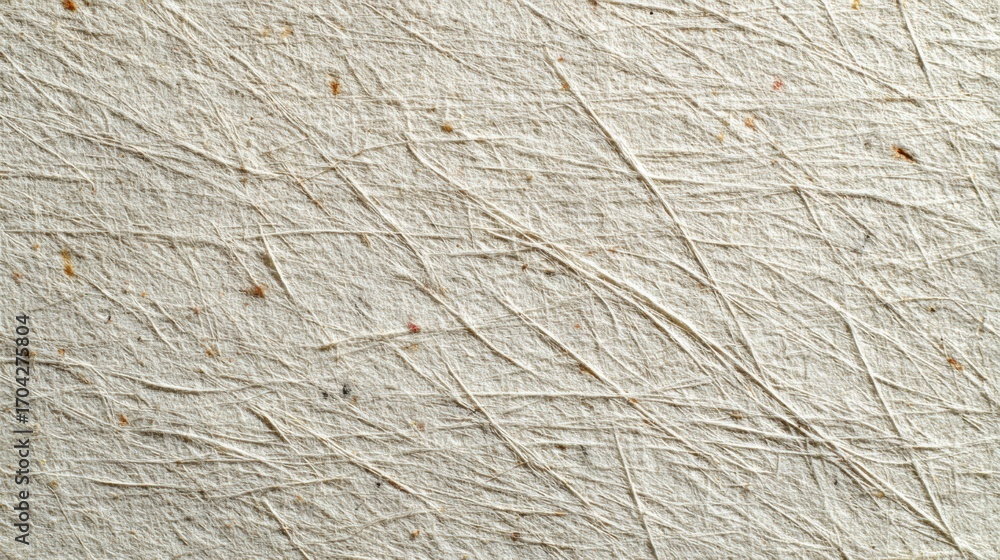Poster close-up view of handmade paper texture with natural fibers and intricate patterns showcasing crafts