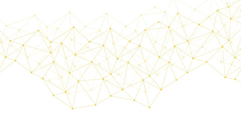 Abstract background technological with global connection vector design. Technology Banner, white background creative and geometric shape with white luxury pattern. connection background with lines dot