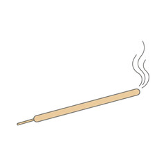 Flat incense stick