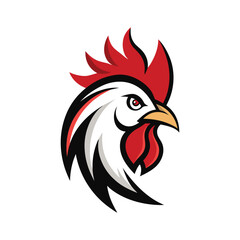 Bold Rooster Mascot Logo - Vibrant Farm Animal Emblem