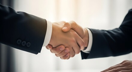 Business Deal Handshake Agreement.