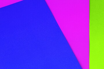 Color papers geometry composition background with light and dark blue and violet tones