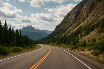 Fototapeta premium road in mountains