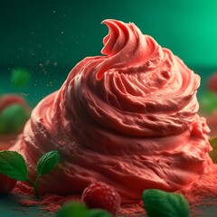 Luscious Raspberry Cream Swirl Delight