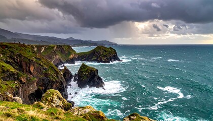 Obraz premium Dramatic coastal scene