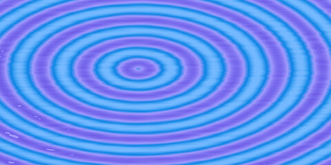 Abstract background with concentric circles in shades of blue and purple