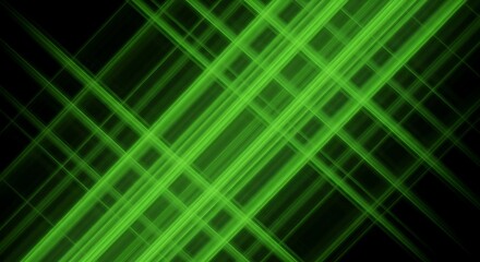 Abstract Green Diagonal Lines Background.