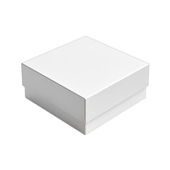Naklejka premium Square white gift box
