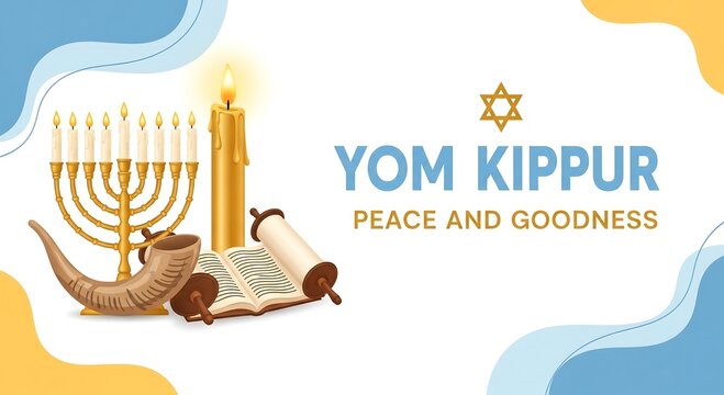 Wishing you peace and goodness on yom kippur, the day of atonement