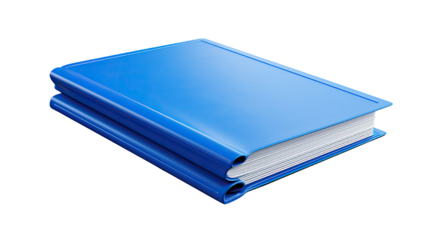 Blue Book PNG Isolated on White Background